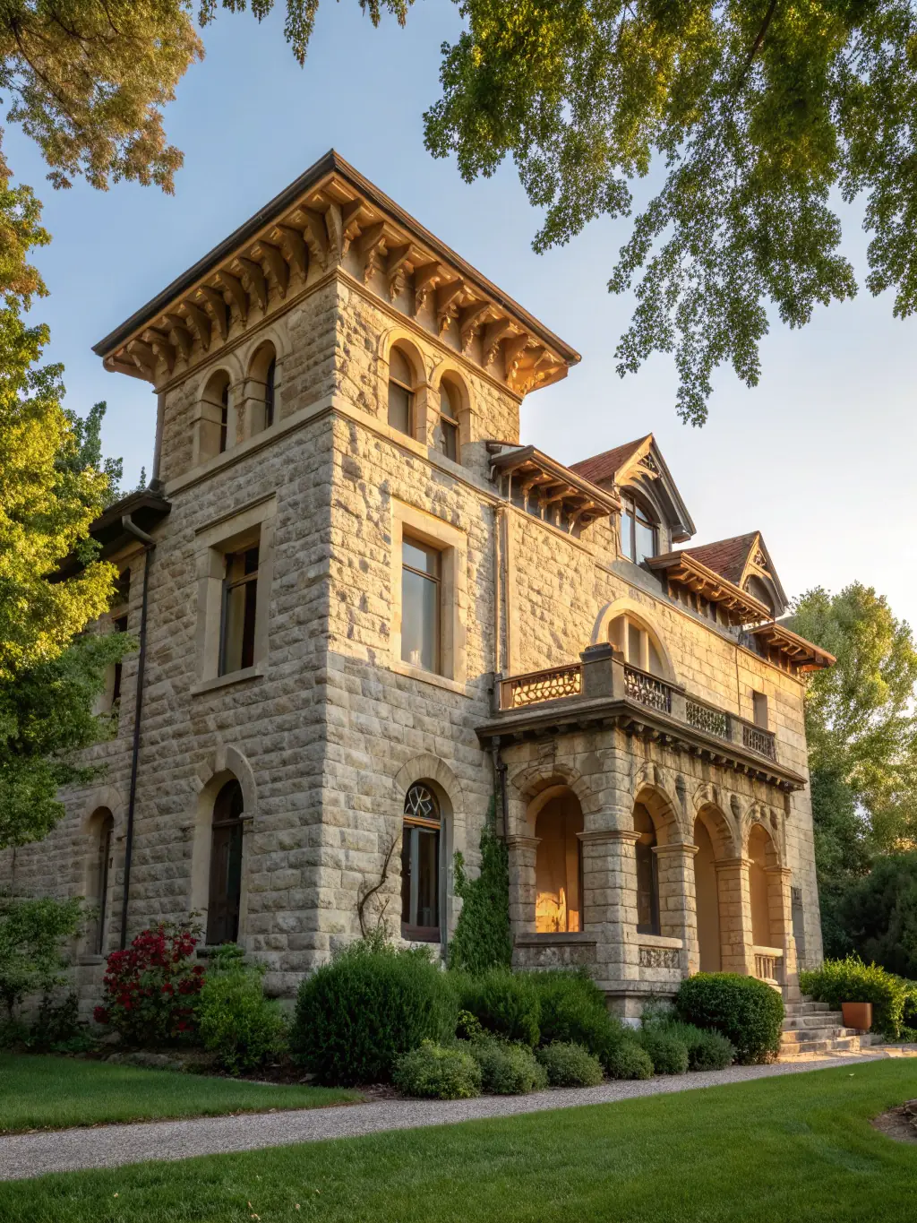 A picture of the chapel's exterior after a recent restoration project, highlighting the improvements and the positive impact of the organization's work.